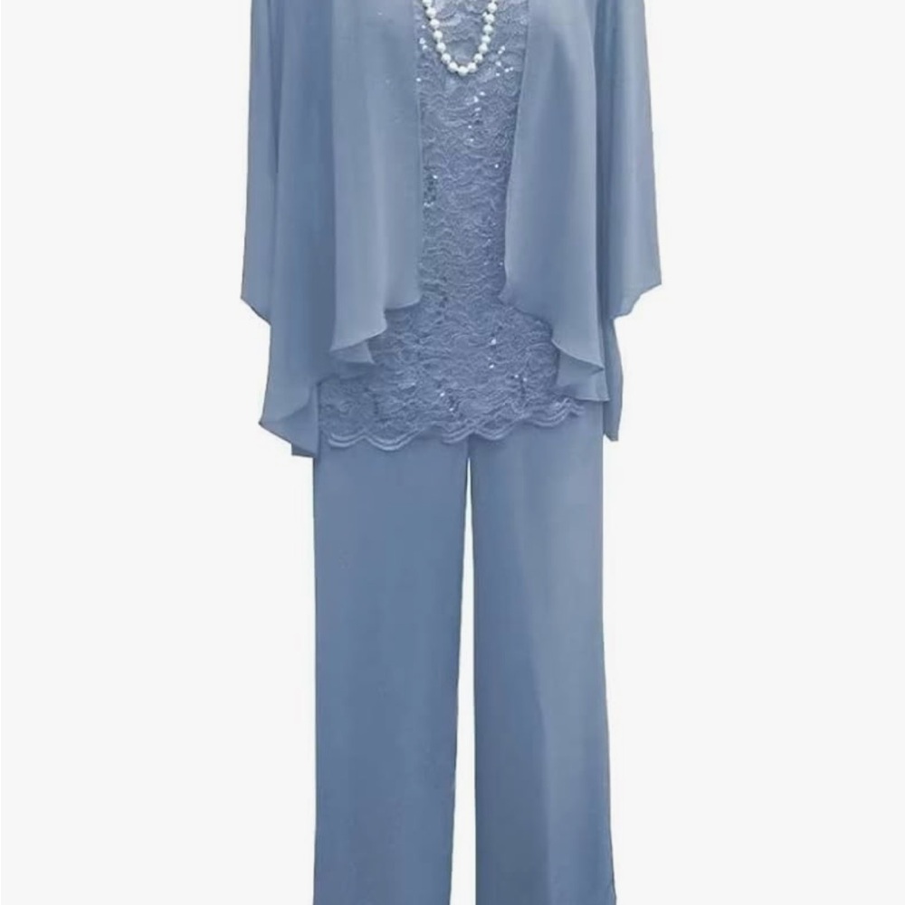 3 Piece Mother of the Bride Pant Suit
